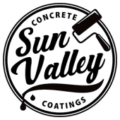Sun Valley Concrete Coatings Logo White